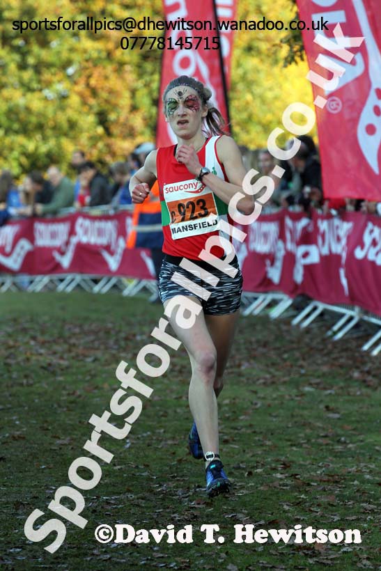 Senior women, National Cross Country Relays, Berry Park, Mansfield. Photo: David T. Hewitson/Sports for All Pics